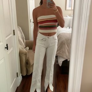 Knit tube top